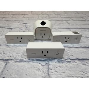 LOT of 4 Wemo Insight & Mini Belkin WiFi Outlets models F7C029V2 75A & F7C063